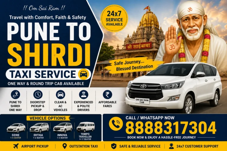 Pune to Shirdi Taxi